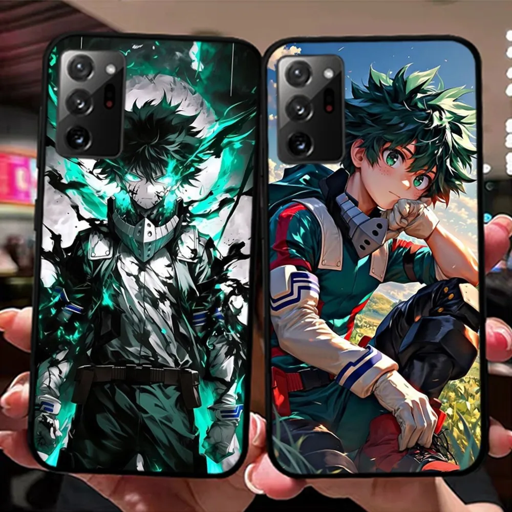 Classic Character L-Izuku M-Midoriya Phone Case For Samsung Note 8 9 10 20 Pro Plus Lite M 10 11 20 30 21 31 51 A 21 22 42 02 03