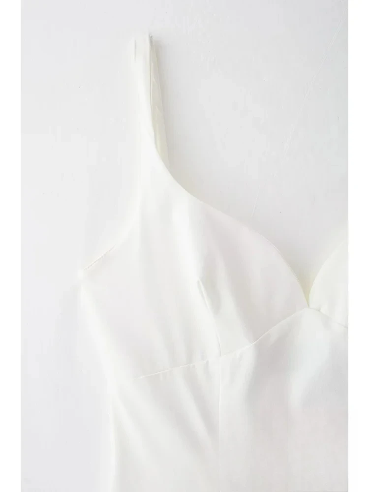 KONDALA Vintage Chic Casual Vestito Delle Donne Solido Cami Senza Maniche Telai A Pieghe Mini Abiti di Nuovo Modo 2024 Vestito da Vacanza Estiva