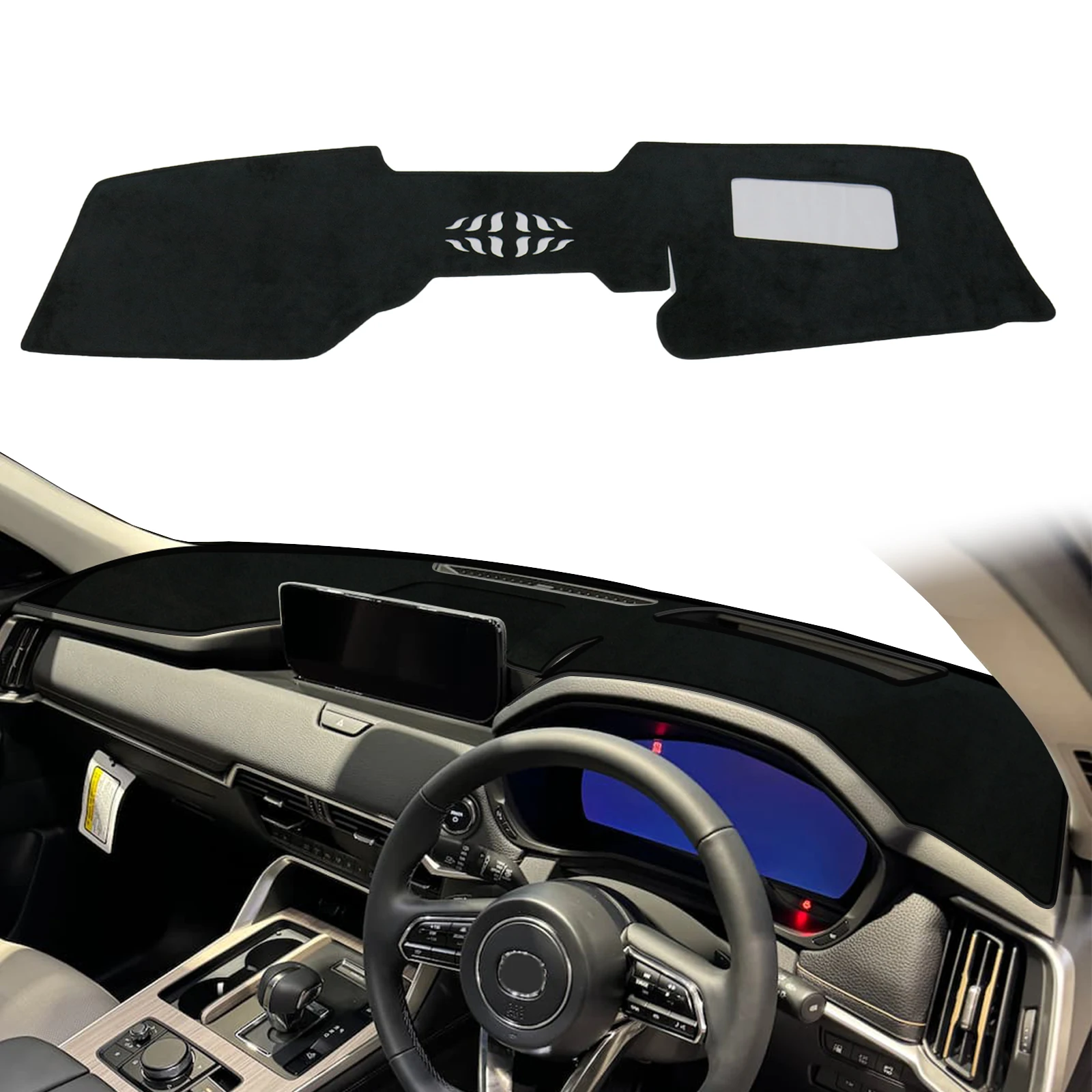 

for Mazda CX-90 CX90 2024 2025 2026 Car Dashboard Mat Accessories Sunshade Protective Carpet Dash Mat Dashmat