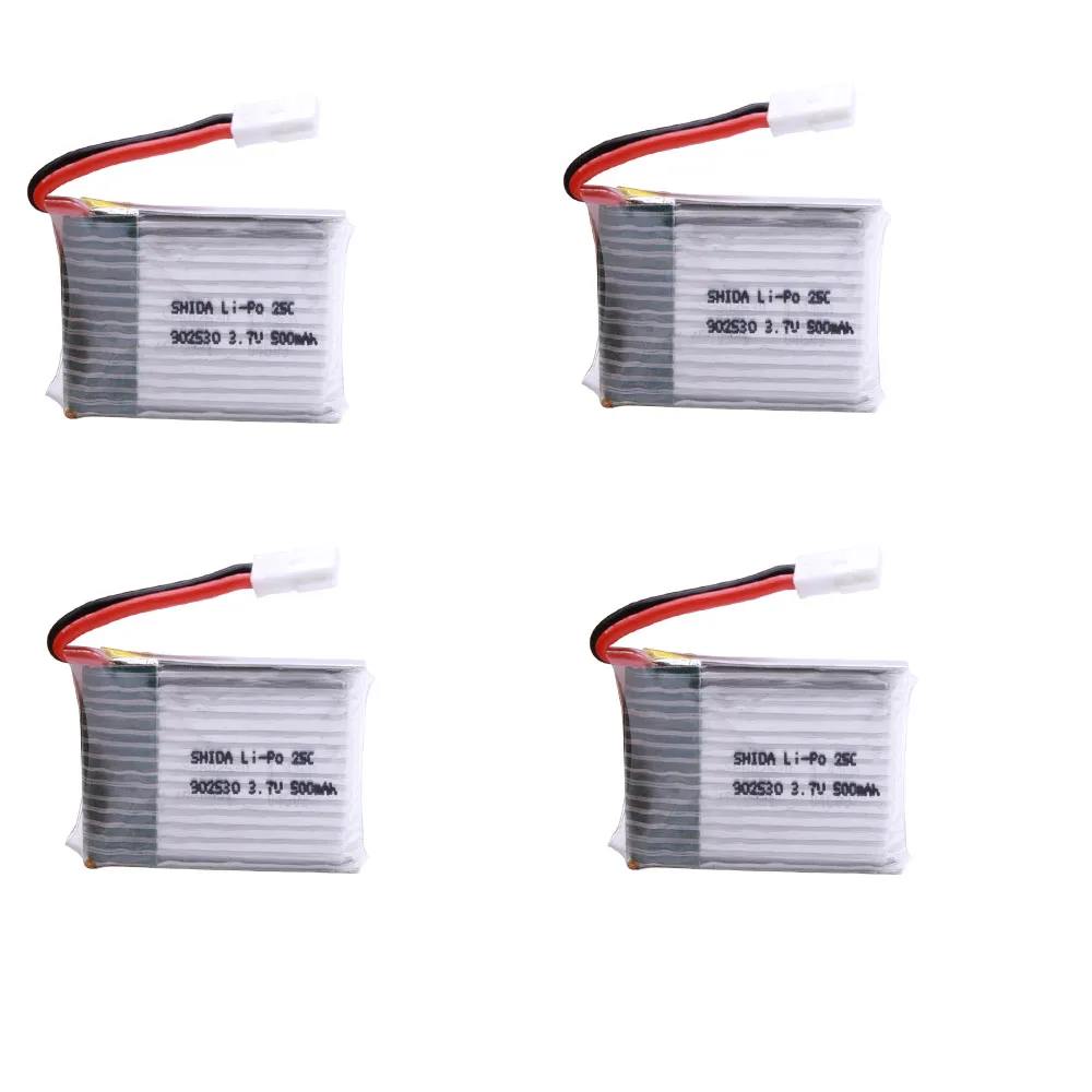 3,7 V 500 mAh 25 C 952530   Batteria LiPo con caricabatterie 5 in 1 per Wltoys V931 F949 XK K123 6Ch RC Elicottero Drone Pezzi di ricambio 5 pz/set