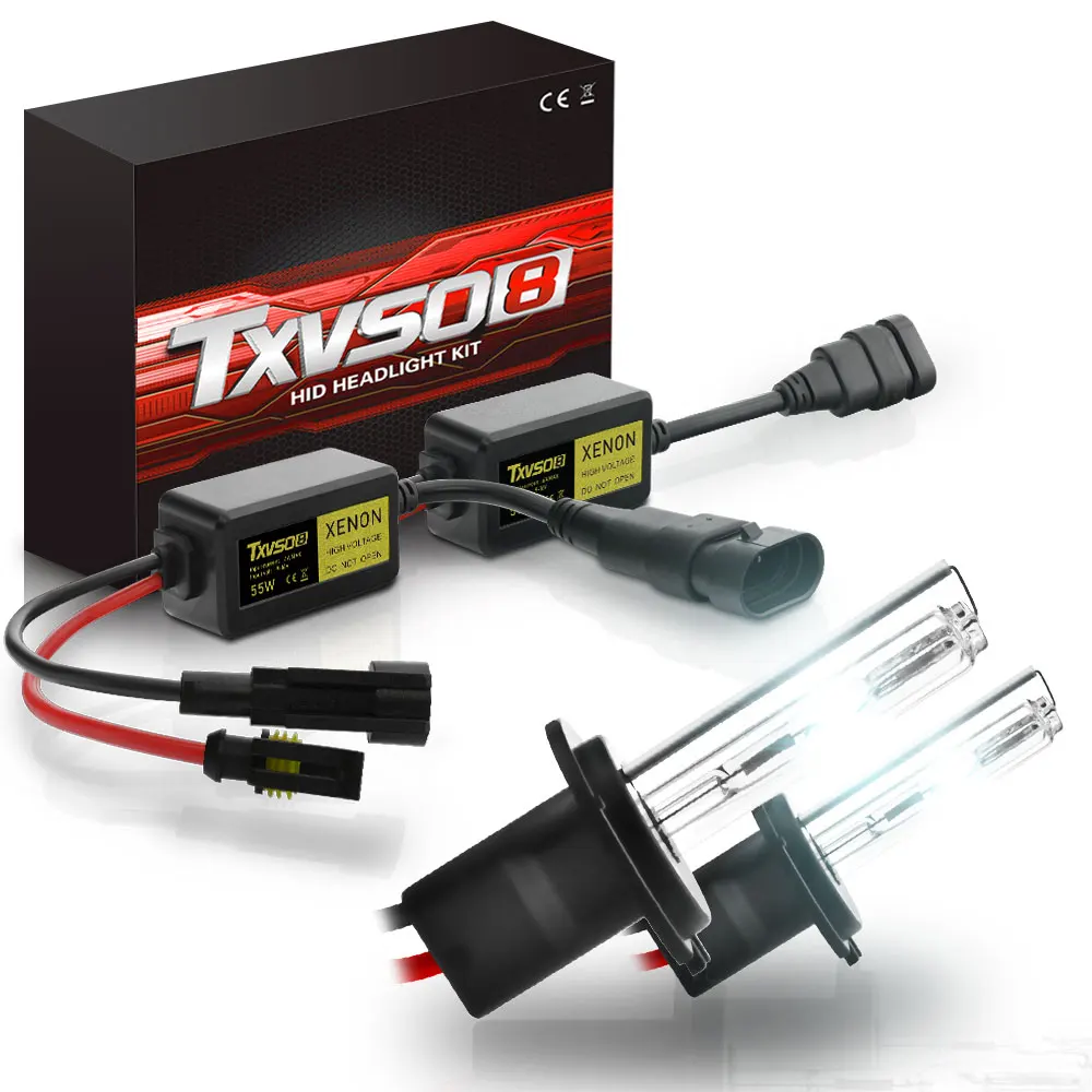 

TXVSO8 The Latest 55W HID Car Headlight Bulbs Xenon H1 H3 H4 9005 HB3 9006 HB4 H8H9 H11 H13 H16 H27 Headlamp Light for Car