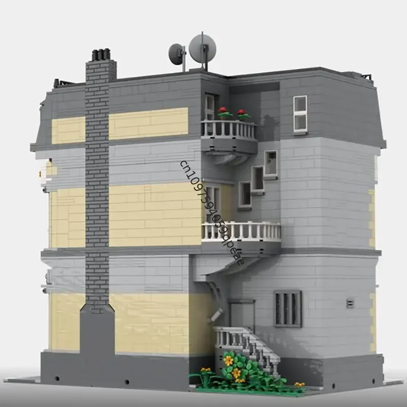 Nouvelle ville 8491 pièces, vue sur la rue Moc, modèle d'enregistrement modulaire, Puzzle personnalisé, idées créatives, jouets pour enfants, cadeaux d'anniversaire, offre spéciale