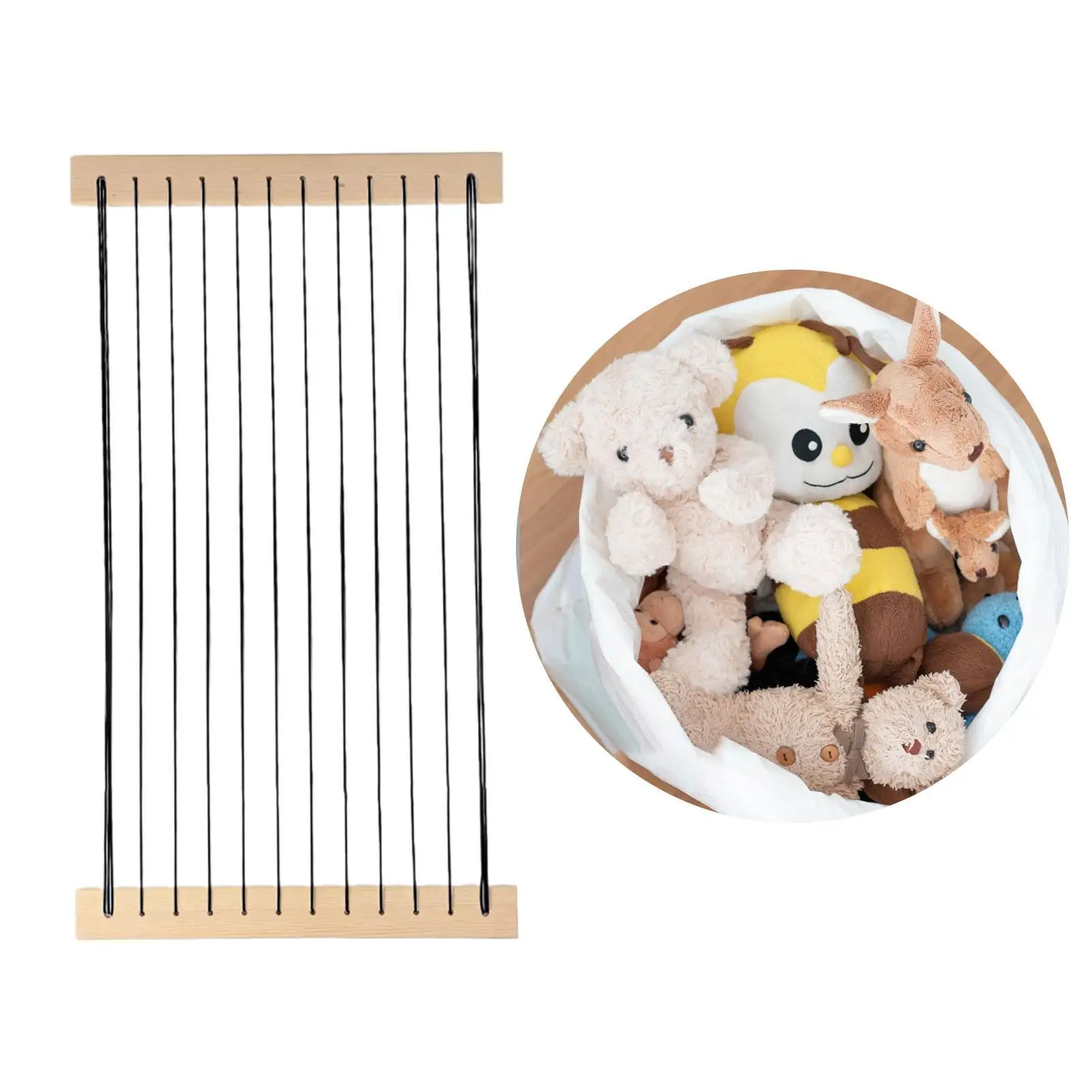 

Stuffed Animal Storage Versatile Corner Hammock Net for Study Dormitory Home