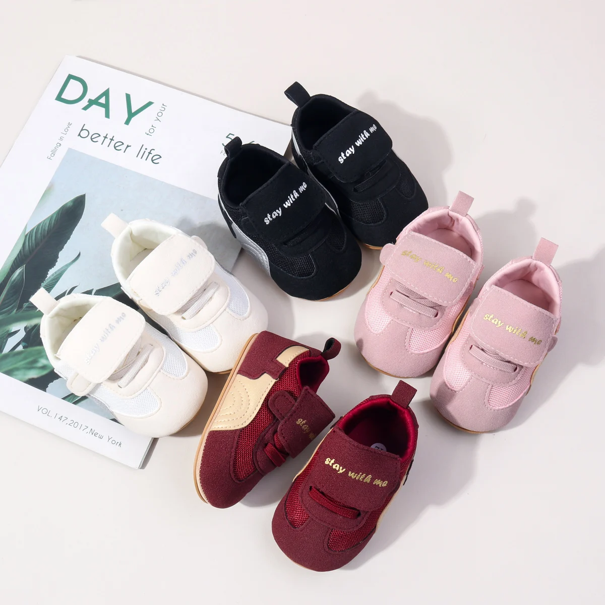 

2025 New Style Spring and Autumn Baby Boys And Girls First Walking Shoes Infants Toddler Shoes With High Quality BXC5124