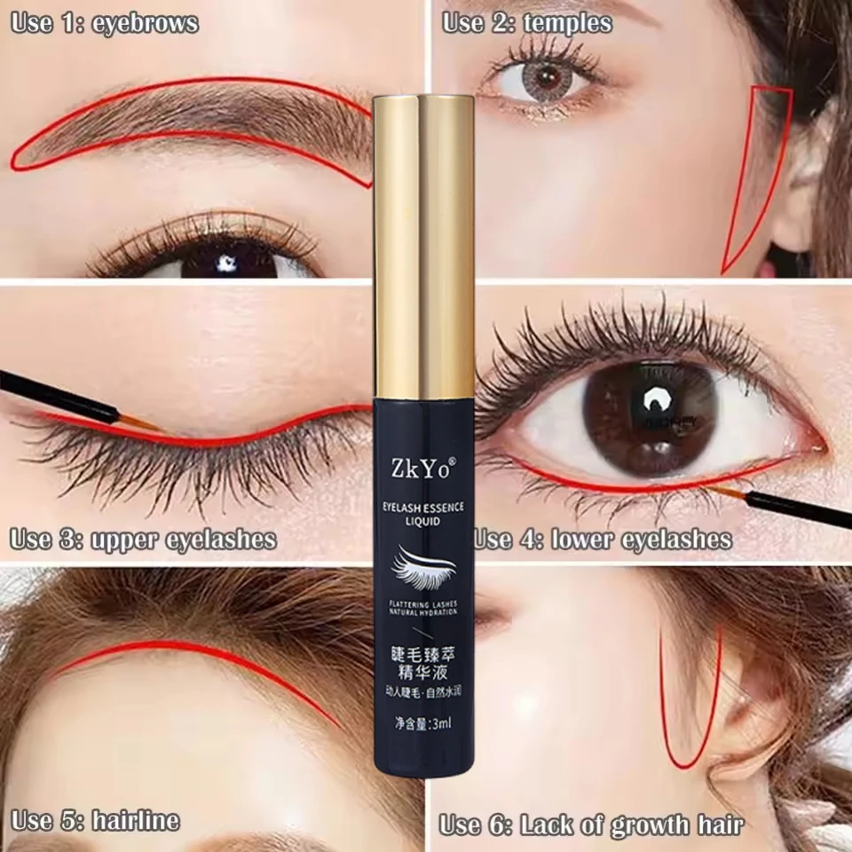 Fast Eyebrow Growth Serum Eyelash Hair Growth Anti Hairs Loss Product Prevent Baldness Fuller Thicker Lengthening Eyebrow Makeup