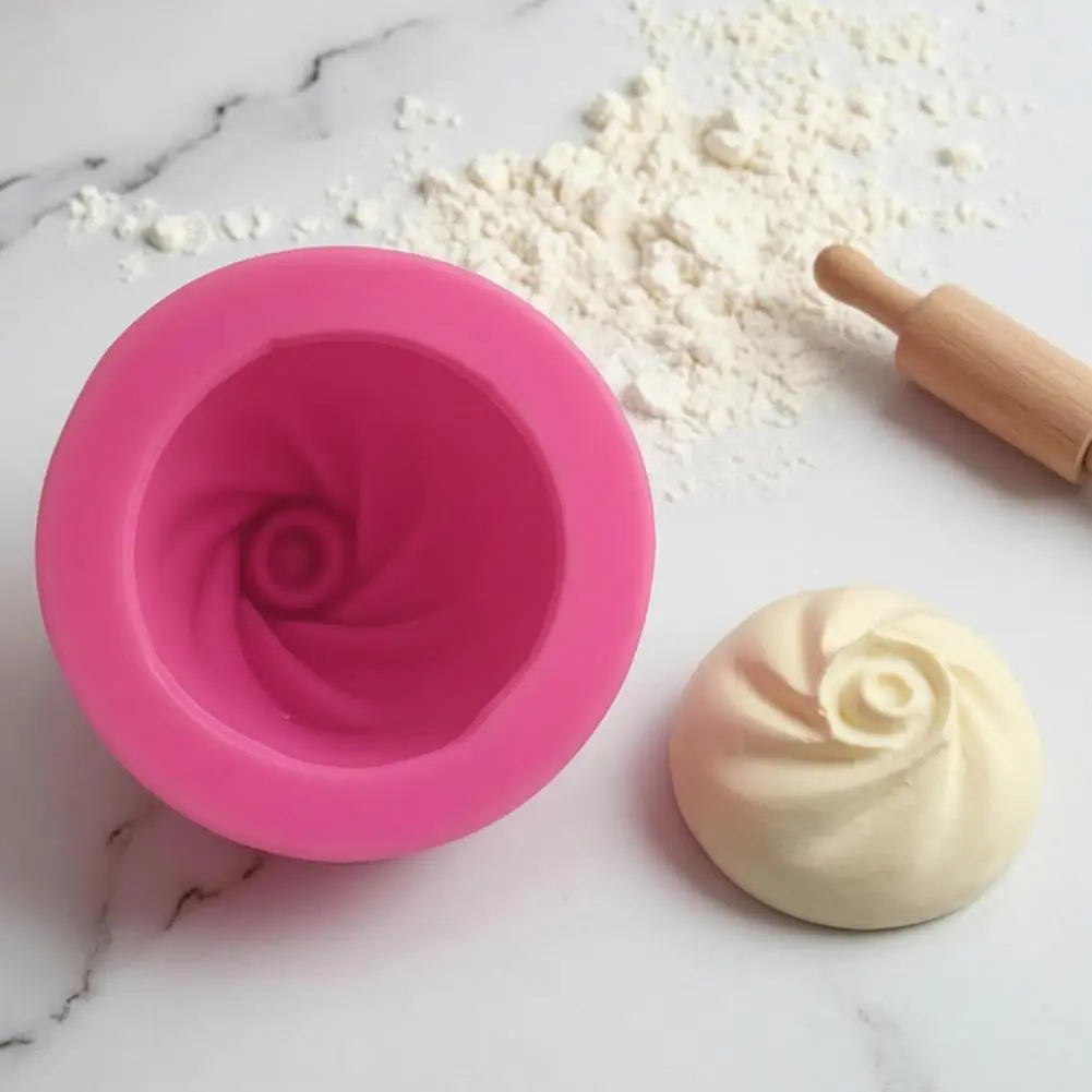 Steamed Bun Maker Baozi Molding Press Silicone Dumpling Mold Dough Shaping Tool for Homemade Steamed Buns Stuffed Bread Dumpling