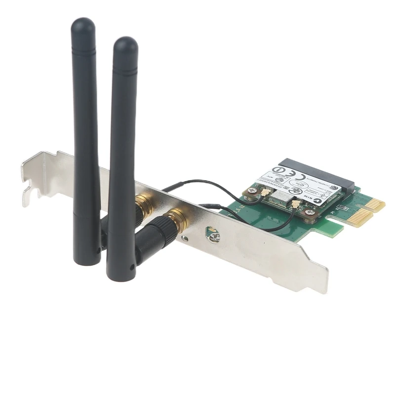 BCM94325 PCIe WiFi Card for PC Dual Band Wireless Card (2.4Ghz and 5.8Ghz) for Gaming Streaming Support