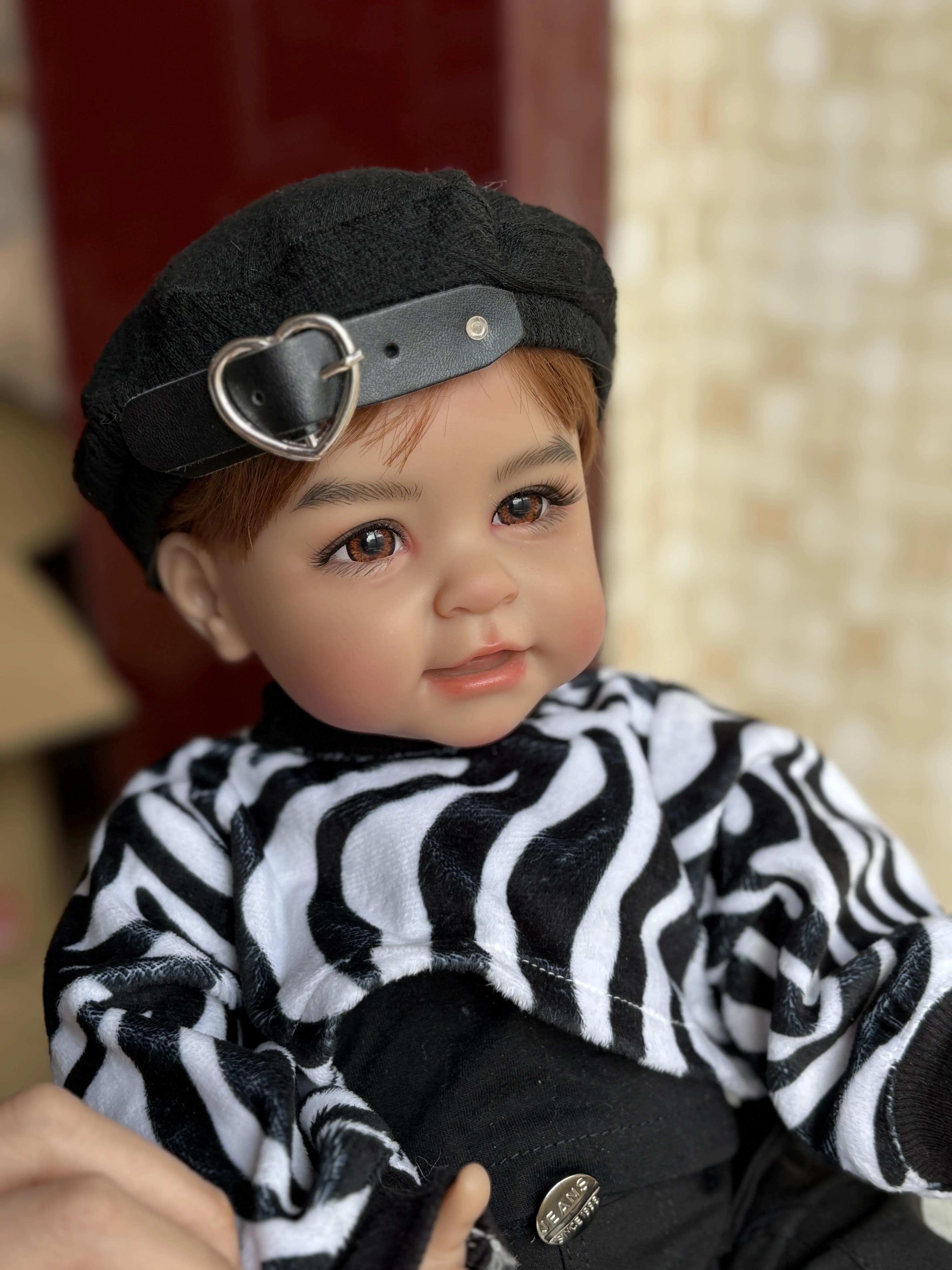 

DLS Customized Limited Supply 50cm Reborn Baby Adora With Hand-Rooted Hair Already Finished Doll Christmas GIft