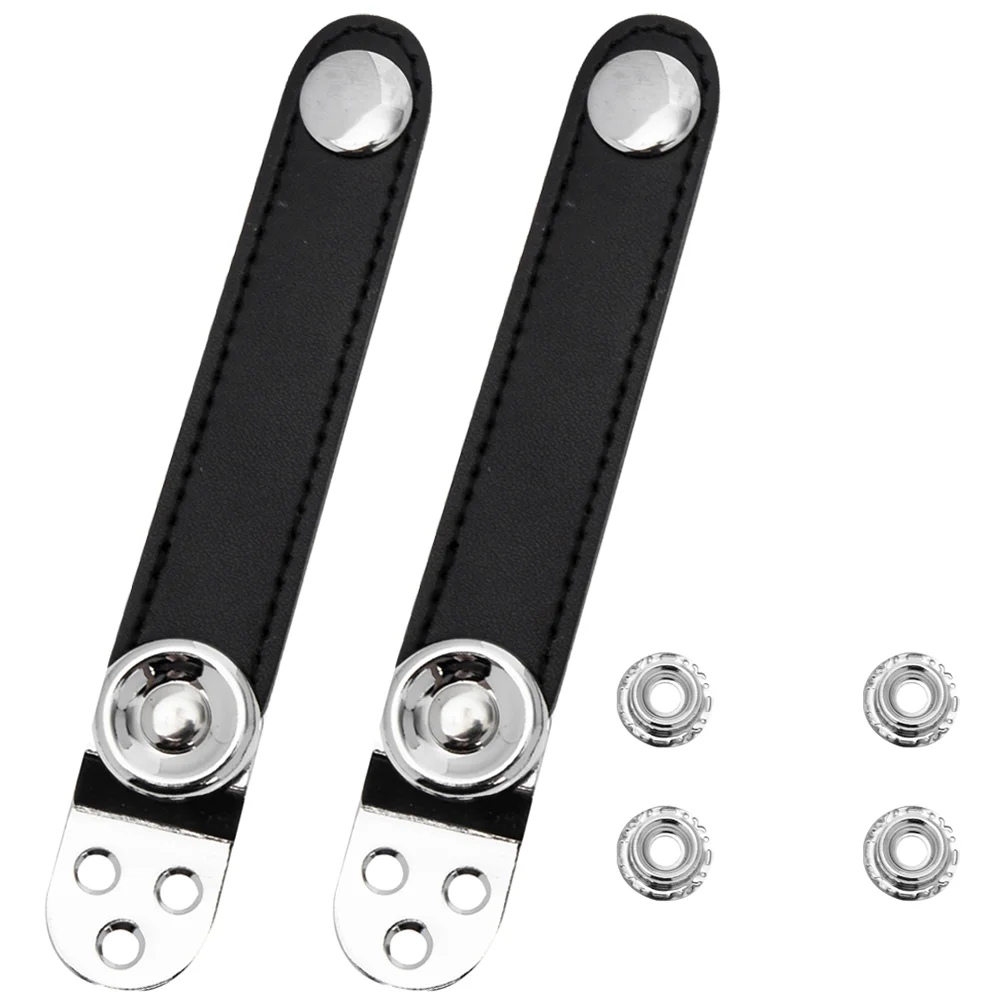 

2 Pcs Bellows Straps Accordion Accessory Shoulder Bass Accordions Harness Cowhide Musical Instrument