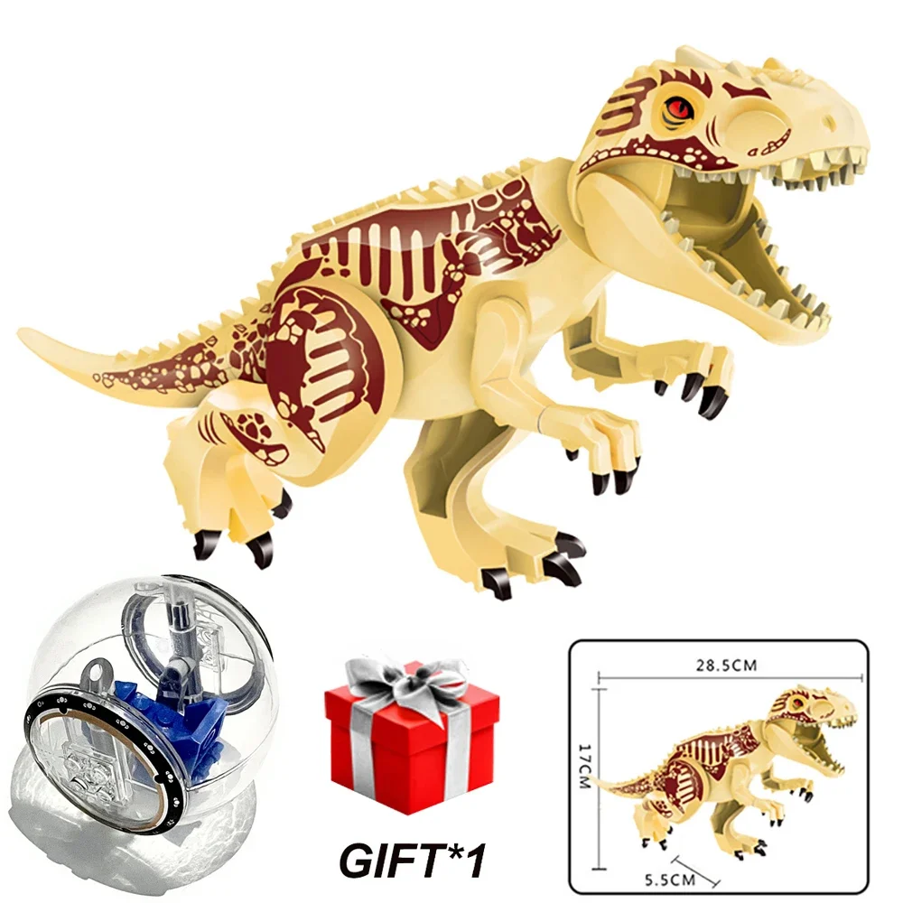28 Arten Jurassic Dinosaurier Welt Bauklötze Tyrannosaurus Indominus I-Rex Mit Flucht-Gyrosphäre Bausteine Spielzeug
