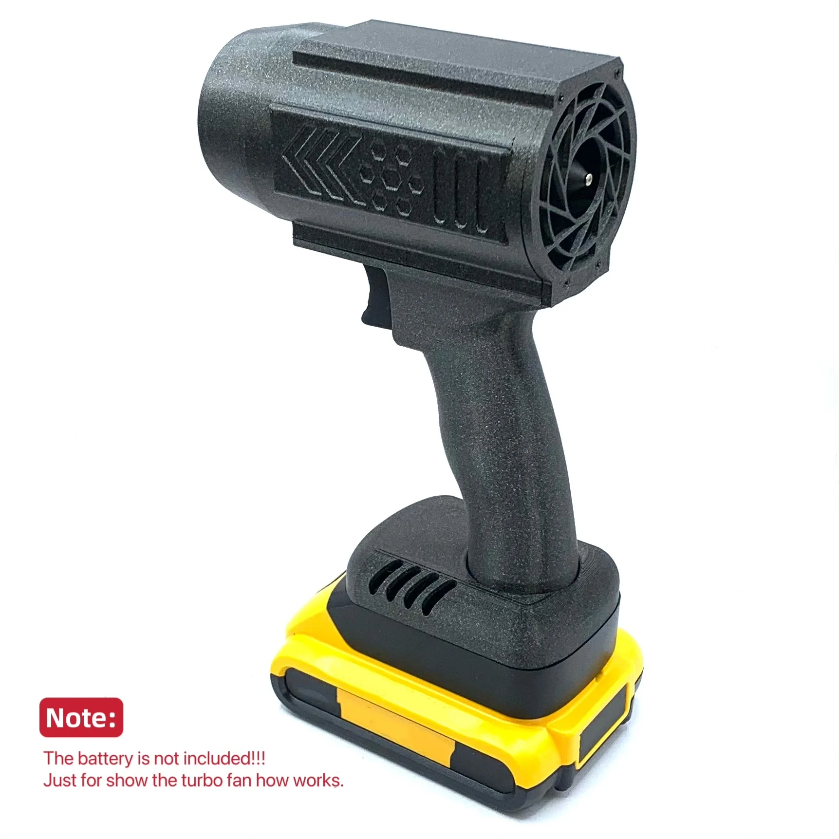 50mm Brushless Motor Turbo Jet Fan XL 1000g Thrust Car Washer Compatible with Dewalt/Makita/Milwaukee 18/20V Batteries