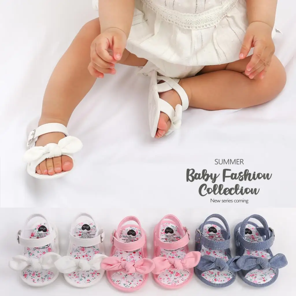 

2020 Infant Summer Baby Girls' Slipper Baby Sandals Cozy Infant Girl Floral Baby Shoes Prewalker