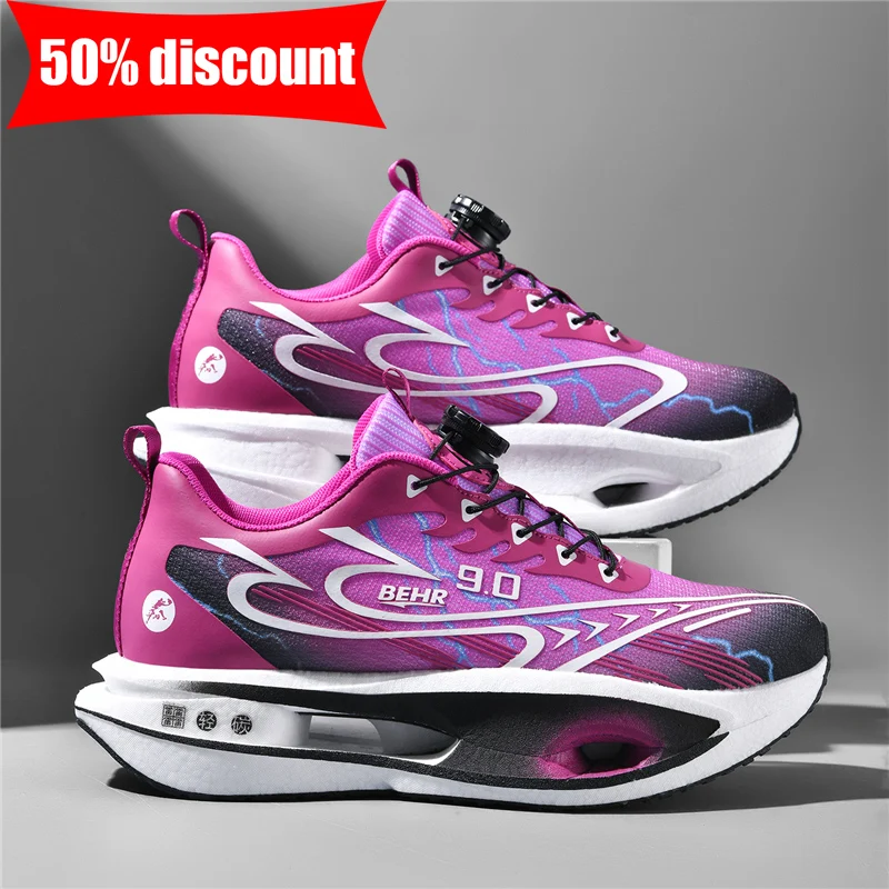 

Унисекс спортивные кроссовки с мягкой подошвой, легкие, прочные, дышащие, из сетчатого материала, для подростков и мужчин, профессиональные кроссовки для бега и тренировок.