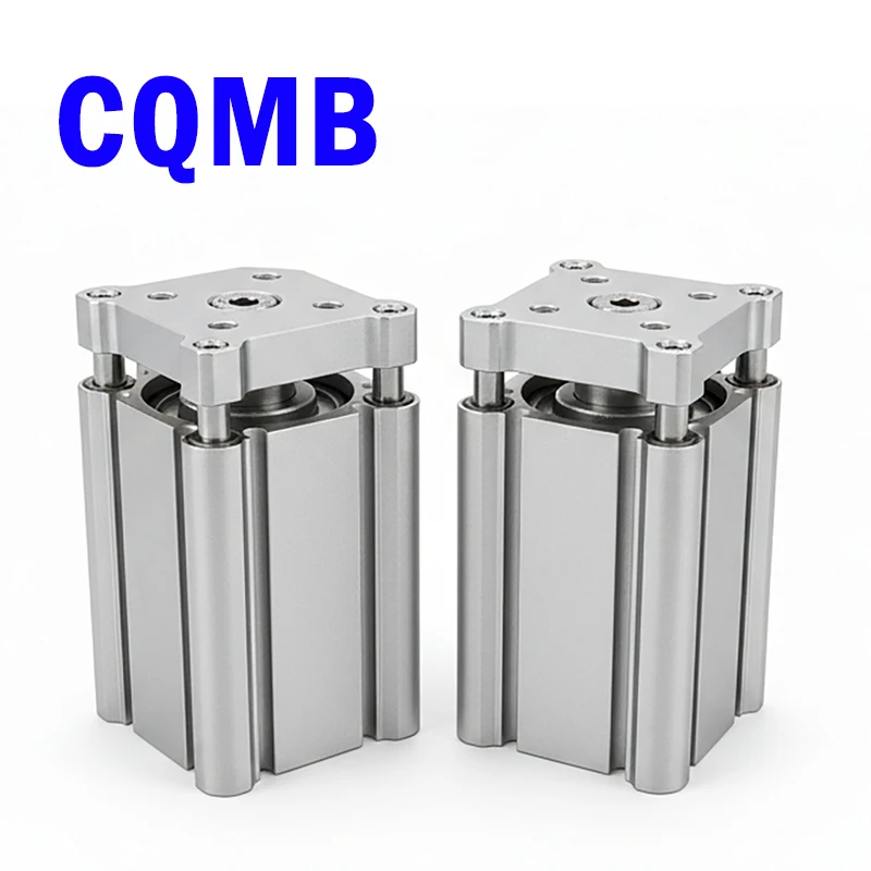 CQMB Mini Compact Air Cylinder Aluminum Body Bore 32mm Stroke 5mm-100mm  Automation Industrial Pneumatic Actuator
