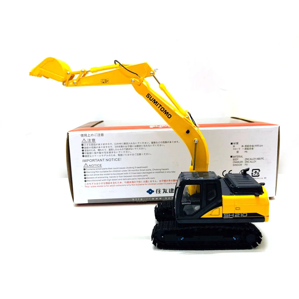 

SH210-6 Excavator 1:50 Scale Die-cast Construction Vehicle Boy Gift Collection, Toy Model, Scene Decoration Collection