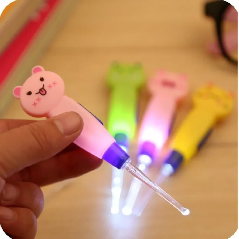 

Baby Care Ear Cleaner LED Flashlight Earpick Remove Ears Wax Ear Curette Hygiene Ears Cure Ear Cleaning Tools