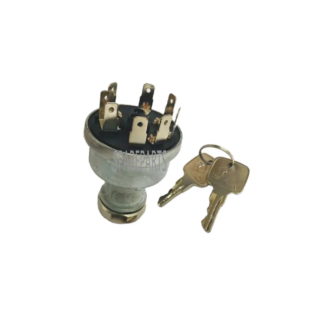 Start Ignition Switch Key A-RE45963 ER136295 Fits John Deere Tractor 4300 4400 4500 4600 4700 5200 5300 5400 5500