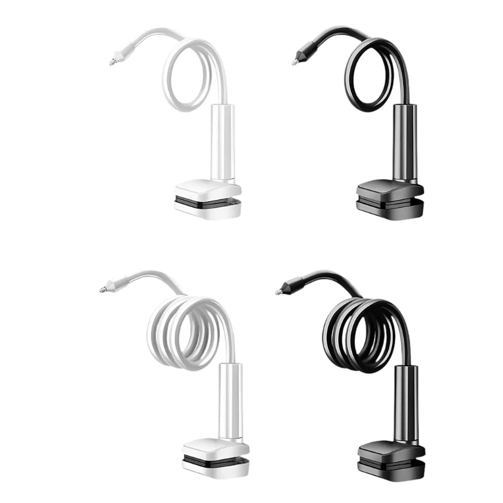 柔軟なクリップマウント簡単取り付け角度調整可能な滑り止めアクセサリーポータブルクランプ屋内屋外棚ホームリビングルーム用