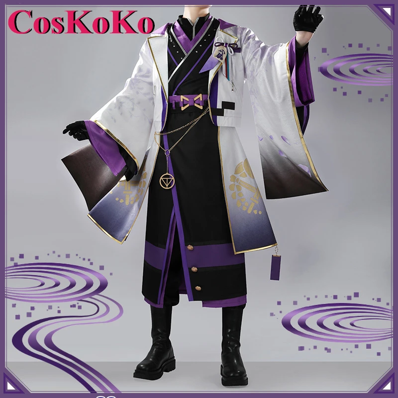 Gepersonaliseerd��coskoko Kenmochi Toya Cosplay Anime Vtuber Kostuum Mode Knappe Nieuwe Uniform Halloween Party Rollenspel Kleding