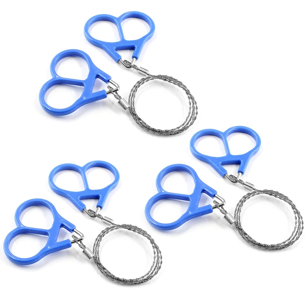 1pc fio de aço inoxidável serra acampamento fio mini mochila viagem motosserra para corte madeira caminhadas caça