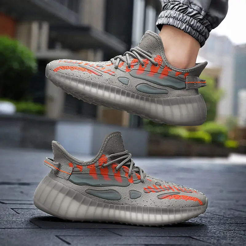 Men\\\\\\\'s New Sneakers Shoes Light Casual Fashion Running Elastic Leisure Outdoor Mesh Summer Sports Tennis Man Walking