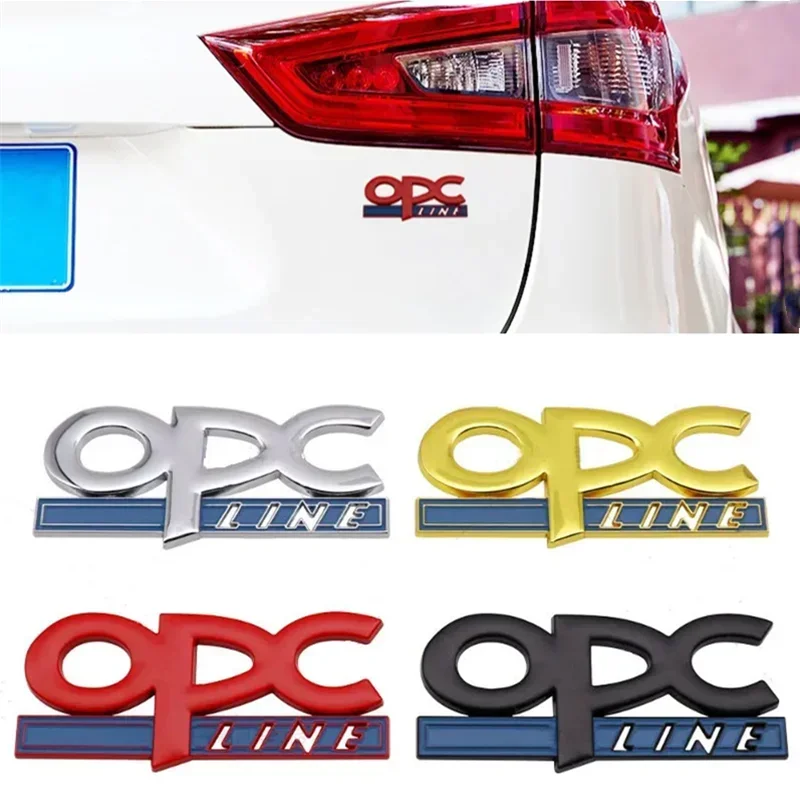 3D Metal OPC Line Car Rear Boot Trunk Emblem Naklejka Naklejka Akcesoria Do Opel Insignia Corsa E Astra H J D Zafira Vectra