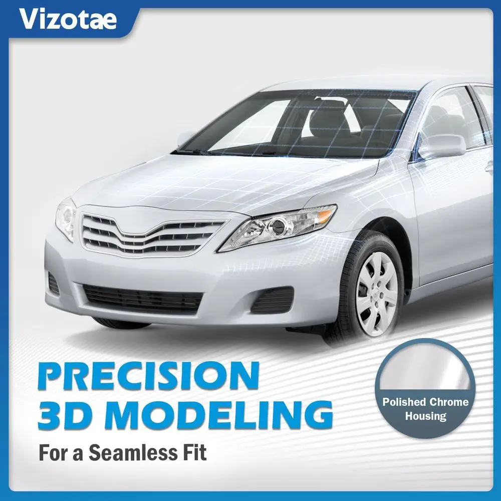 Reflektory halogenowe do Toyota Camry SE/LE Base Sedan z lat 2010-2011 - światła drogowe/mijania, żarówki w zestawie, wersja amerykańska, nie do modeli hybrydowych.