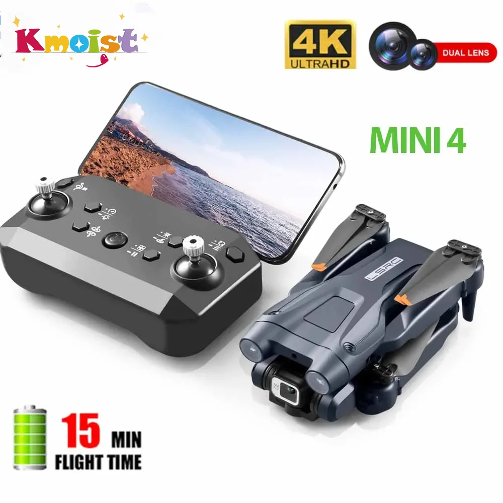 

MINI 4 RC Drone Drones with Camera Hd 4k Quadcopter WIFI FPV Dron Helicopter Toys for Boys Men Children Gifts