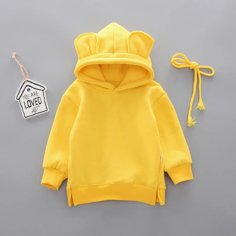 New Spring Autumn Kids Boys Girls Clothes Cotton Hooded Sweatshirt Children Kids Casual Sportswear Infant Clothing Hoodies