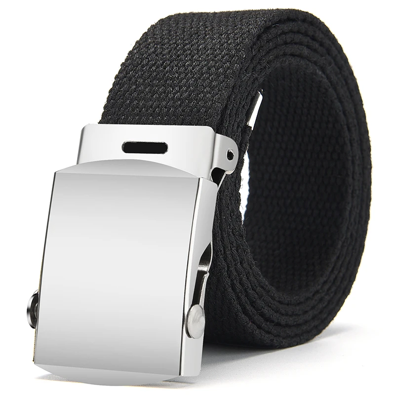 1 قطعة موضة جديدة للجنسين التكتيكية حزام خصر الجينز الذكور عادية الرجال النساء حزام قماش 3.0 سنتيمتر حزام الخصر Ceinture فام أحزمة #5