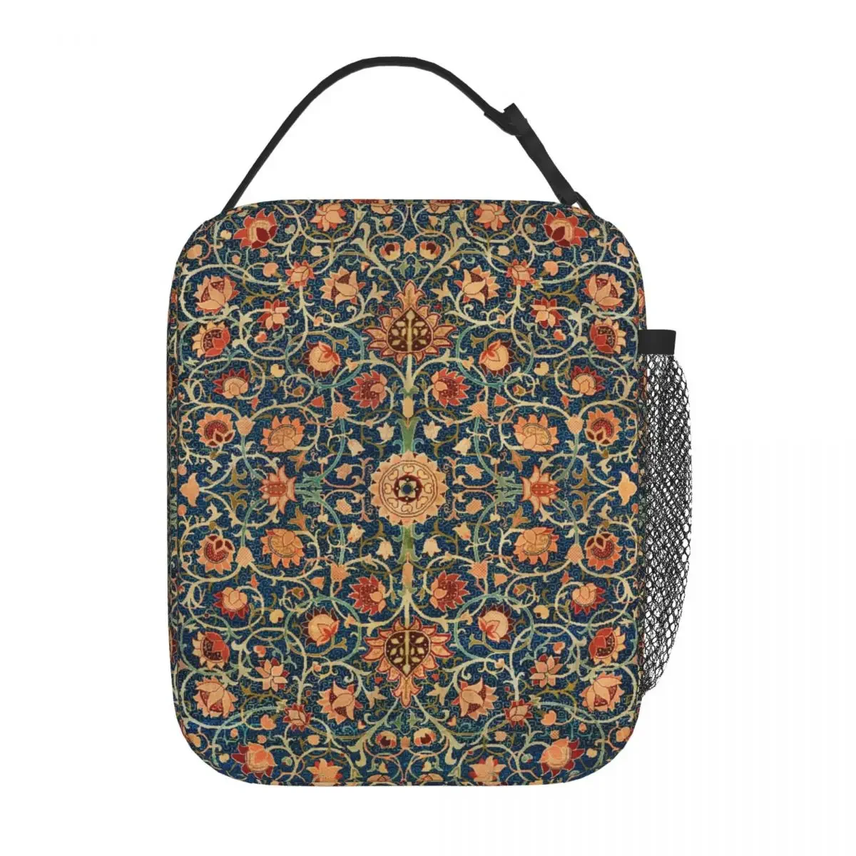 William Morris Holland Park Insulated Lunch Bags Cooler Bag Reusable High Capacity Lunch Box Tote Girl Boy College Outdoor