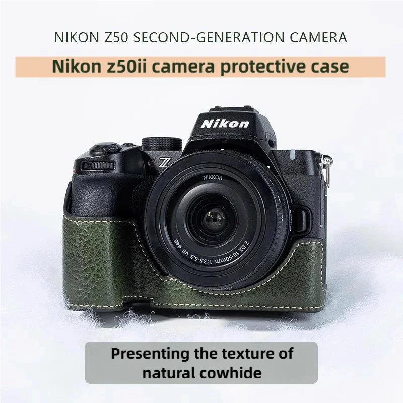 

Camera bag for Nikon Z50 second generation camera protection case Z50ii leather case protection shell