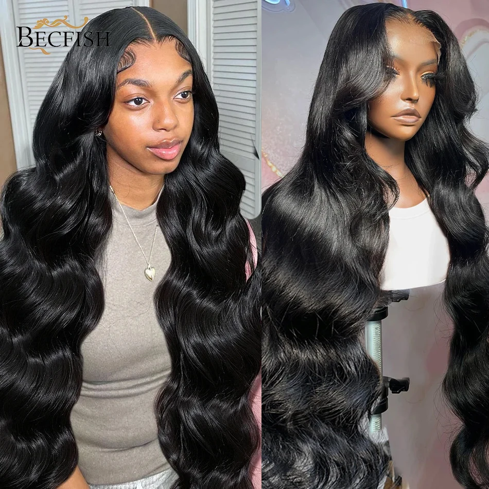 

40-дюймовый парик из натуральных волос с объемной волной, 13x4 13x6 Hd, кружевной прозрачный фронтальный парик, предварительно сорванные бразильские парики из человеческих волос для женщин