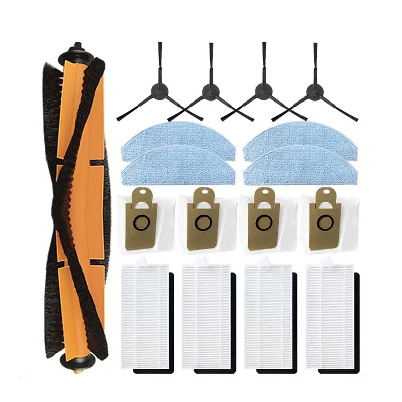 

【Популярные товары 2026】Запасные части и аксессуары для робота-пылесоса LIECTROUX M200: основная и боковые щетки, HEPA-фильтр, салфетка для влажной уборки