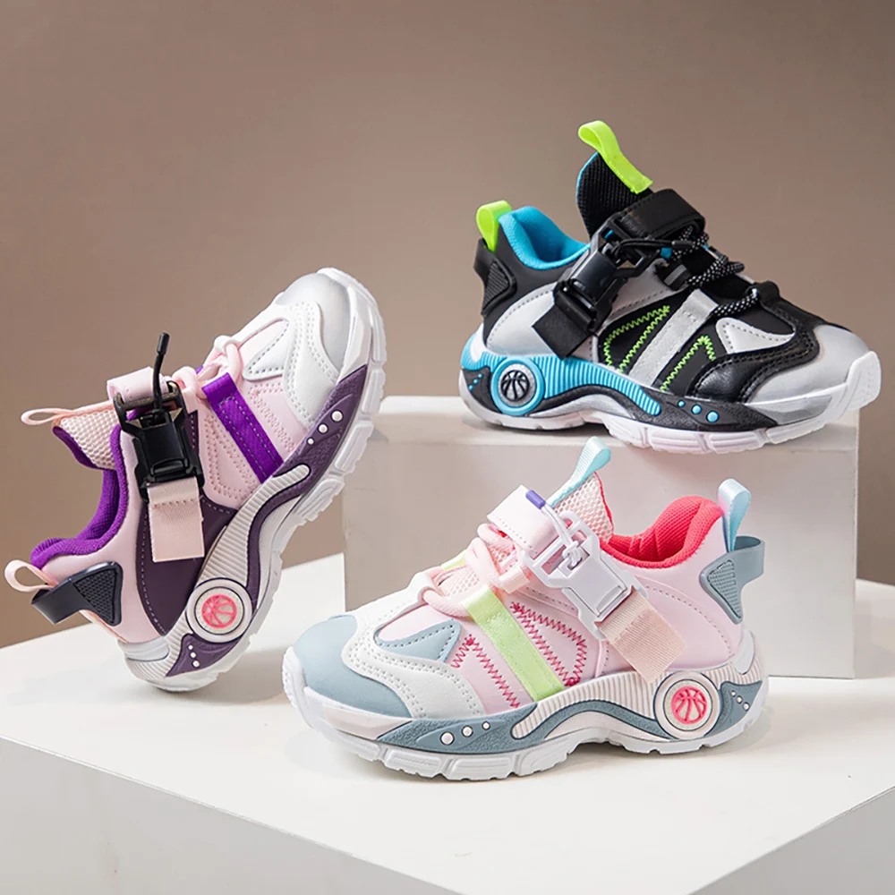 

Children Fashion Autumn Breathable Sport Shoes Children Slippery Teenager Girl Sneakers Outdoor Running Shoes Kids Boy Footwear