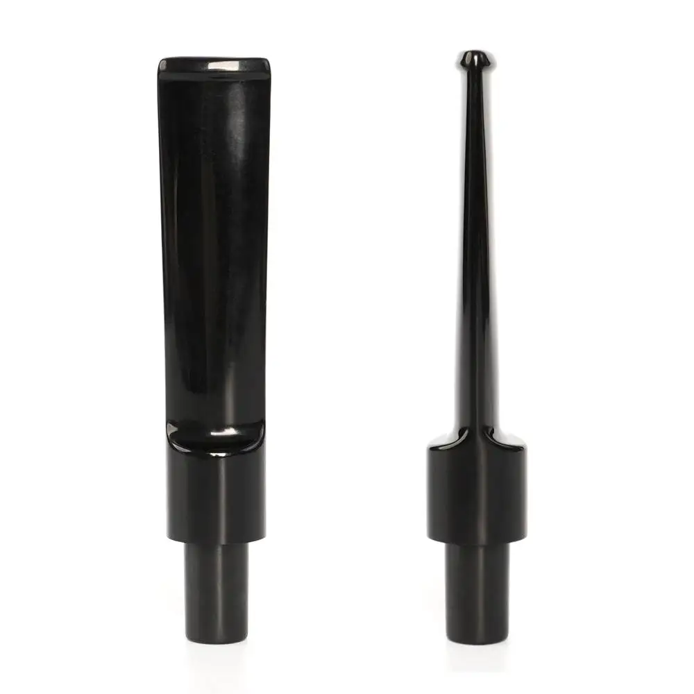 1pc Acrylic Universal Tobacco Pipe Mouthpiece Straight Stem Bent Stem Special Price For 9mm Filter Tobacco Pipe