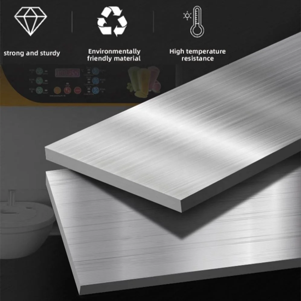 التجارية 3 خزان 220 فولت العلامة التجارية ضاغط الغذاء الصف خلاط المجمدة آلة صنع الثلج #6