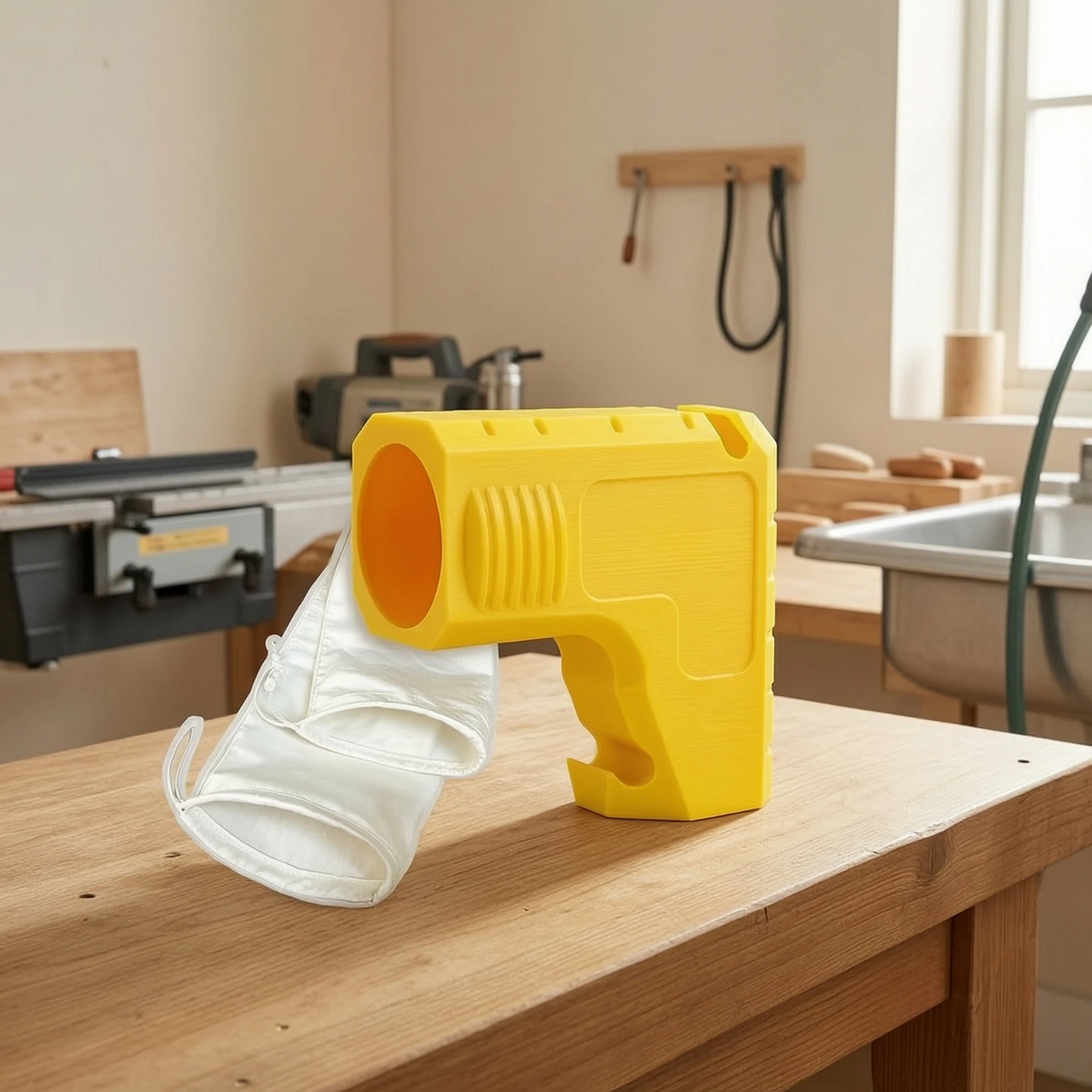 Table Saw Dust Collector Adapter Heavy Duty Table Saw Dust Extraction Adapter Power Tool Accessory Low-Maintenance Rinse-Clean view 6