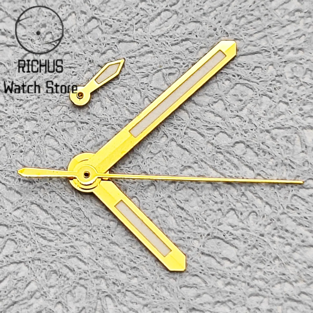 RICHUS NH39 Watch Hands Green Luminous Fit NH39 Automatic Movement Accessory Part