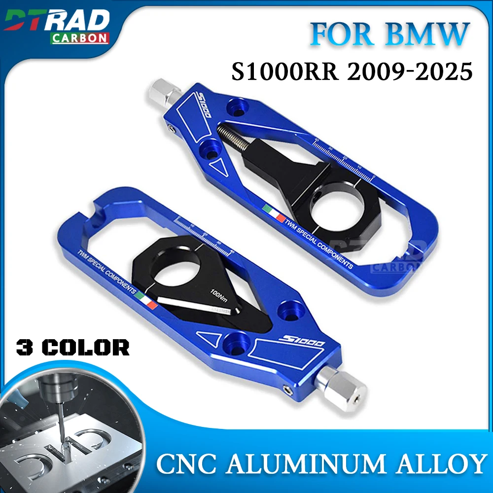

S1000 RR 2024 For BMW S1000RR 2025-2018-2009 Motorcycle Adjuster CNC Adjustable Chain Rear Wheel Axle Blocks Modification Parts