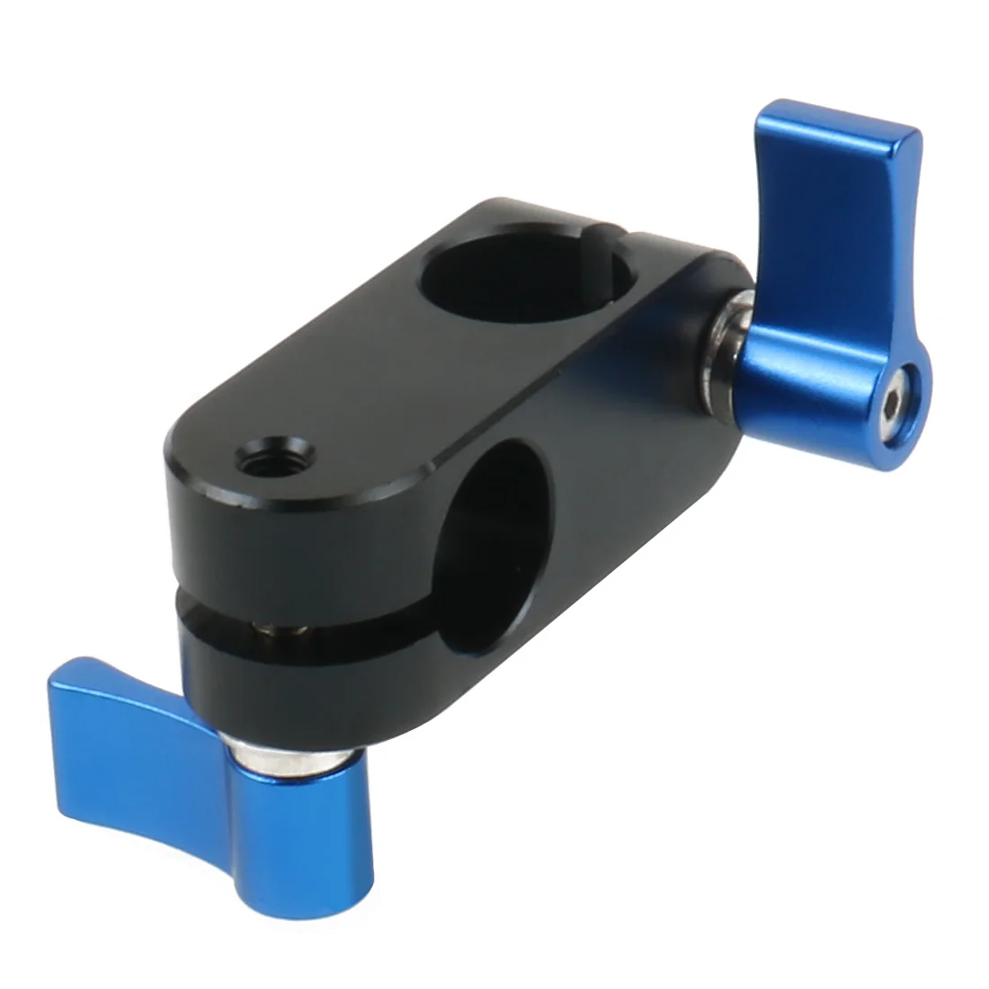 90 Grad rechtwinklig 2 Loch 15 mm Rod Rig Clamp Adapter M5 Schraube für 5D2 5D3 A7S GH4 DSLR Kamera Foto Schulter HandGrip Monitor – Detail 14