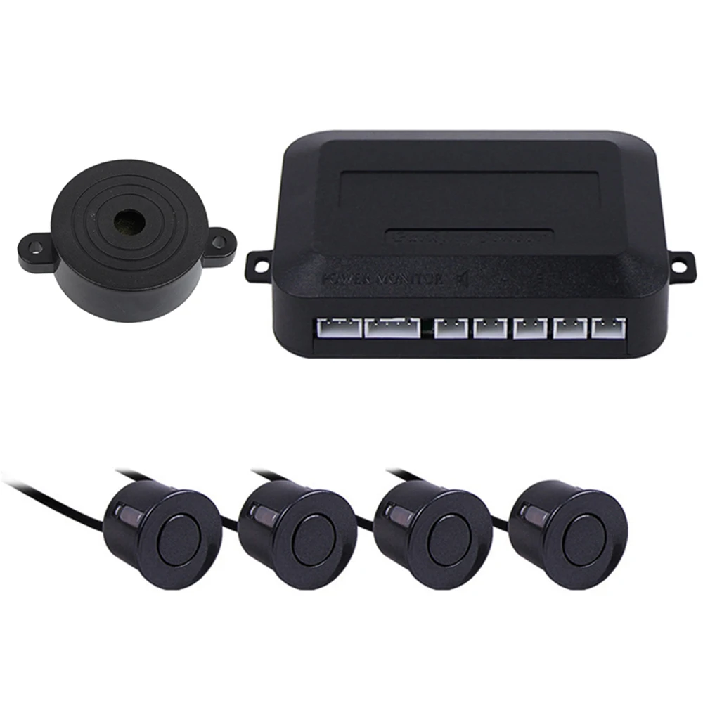 

4pcs ABS Car Reversing Parking Sensors Beep Alarm Reversing Backup Radar durable