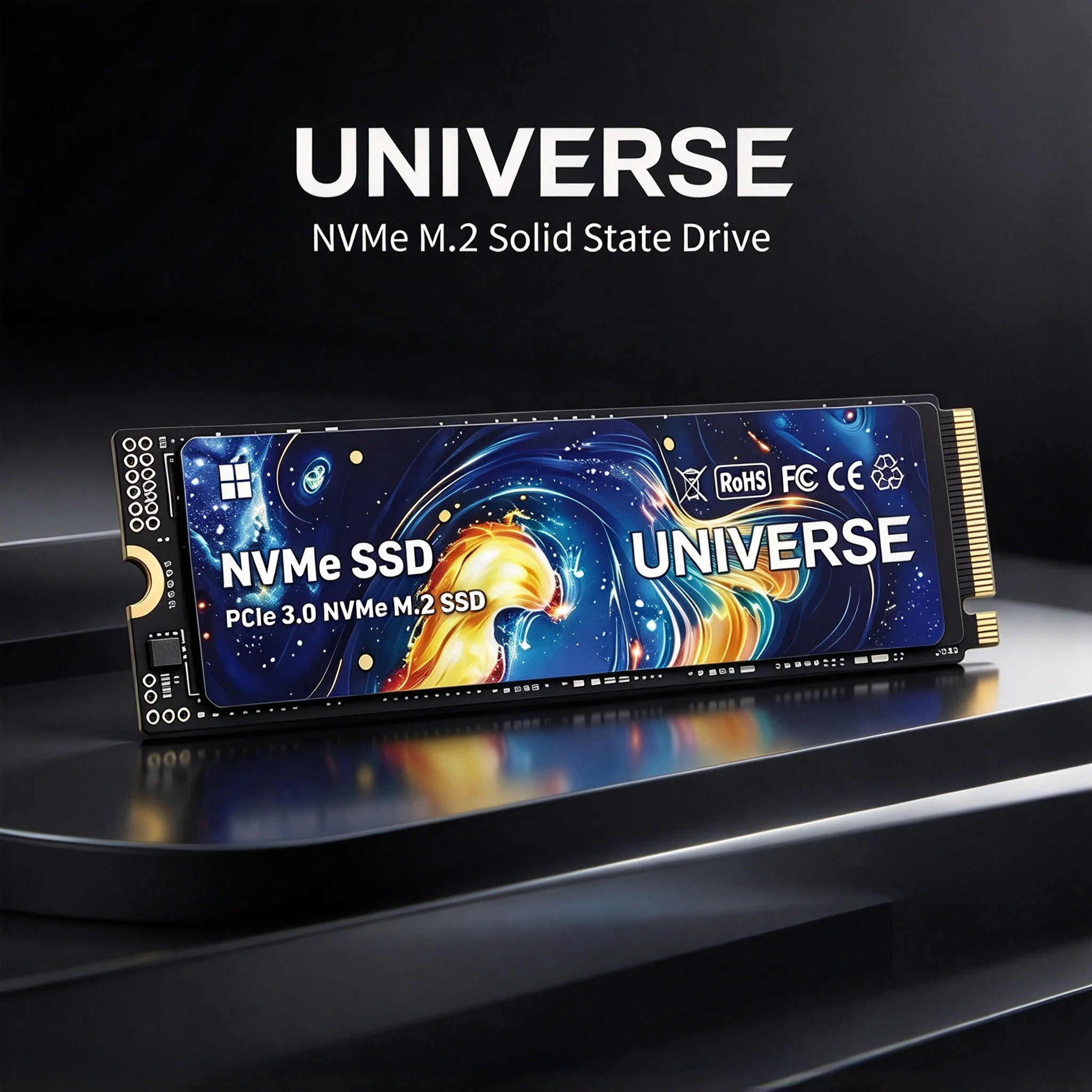 UNIVERSE M.2 NVMe Inside Solid State Drive, 500GB/2TB/4TB/1TB, Quick Data Storage, Desktop, PC, Gaming, Laptop. Prime Boost.