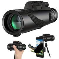 40x60 Portable Zoom HD Monocular Telescope Folding Long Distance Powerful Telescope for Hunting Sports Outdoor Camping Travel