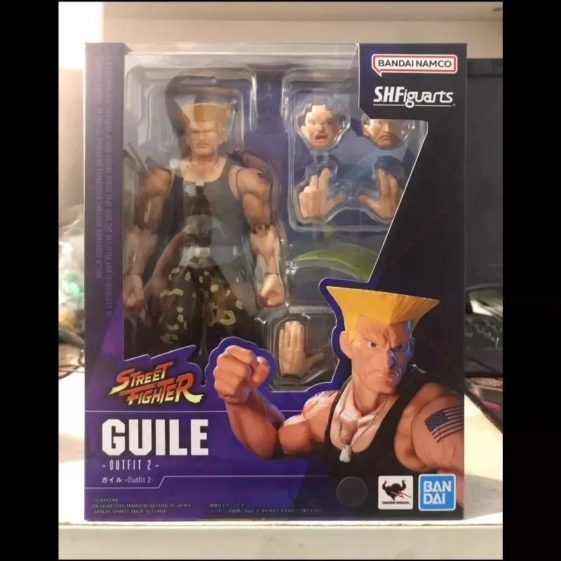 

In Stock Bandai SHF Street Fighter 6 Gule Gale Street Fighter 6 Outfit2 Broom Head Action Figure Toy Gift