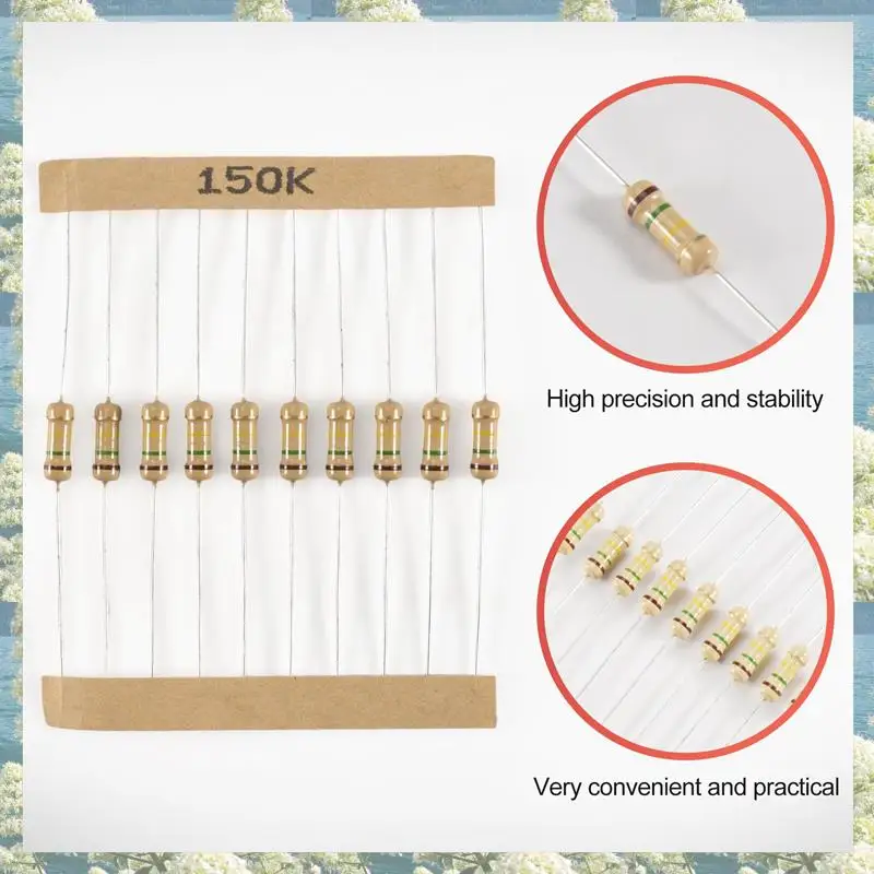 جديد-500 قطعة 50 قيم 1/2 واط 0.5 واط 5% مقاومات فيلم الكربون مجموعة متنوعة #5