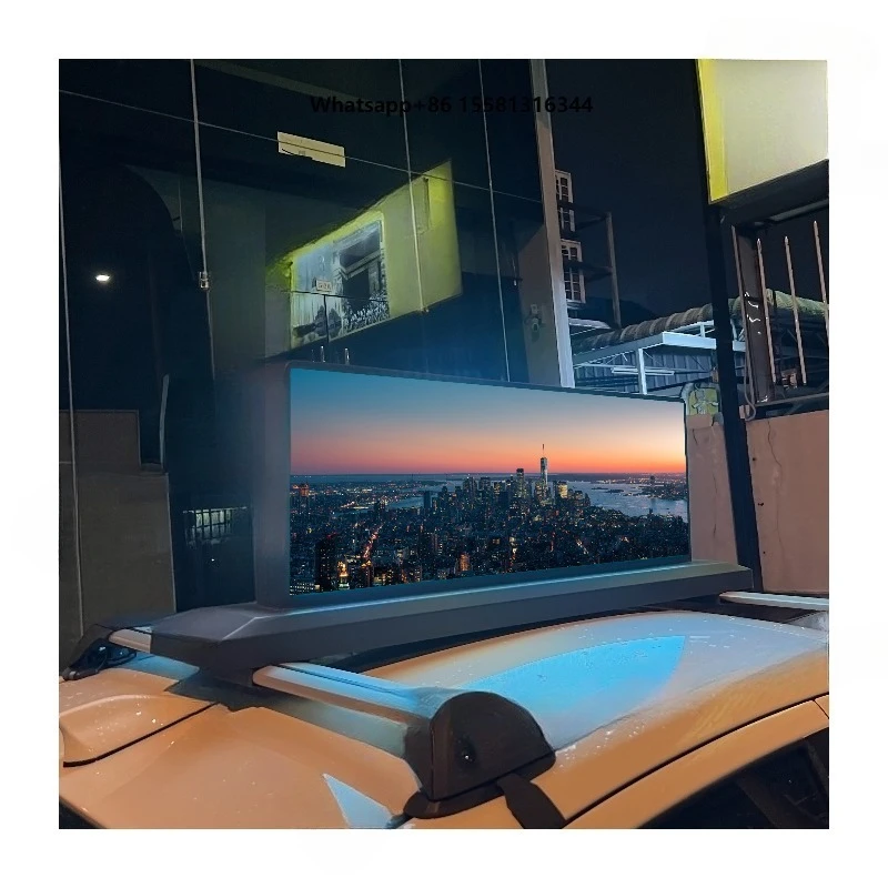 P3 Programmable Control Outdoor Taxi Top LED Screen Car Roof LED Display for Advertising Digital Signage and Displays