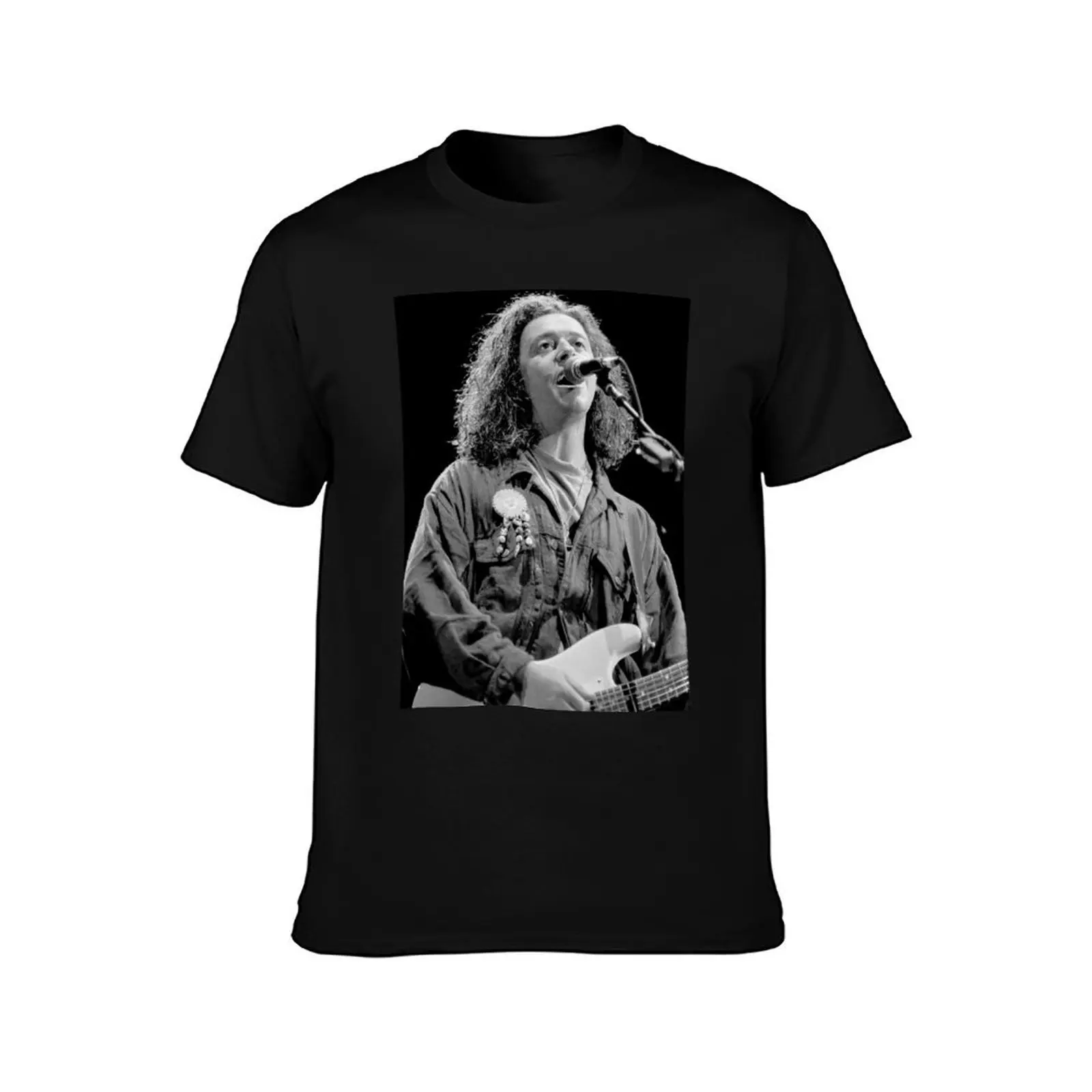 Roland Orzabal - BW Photograph T-Shirt Casual Basic Short Sleeve T-Shirt