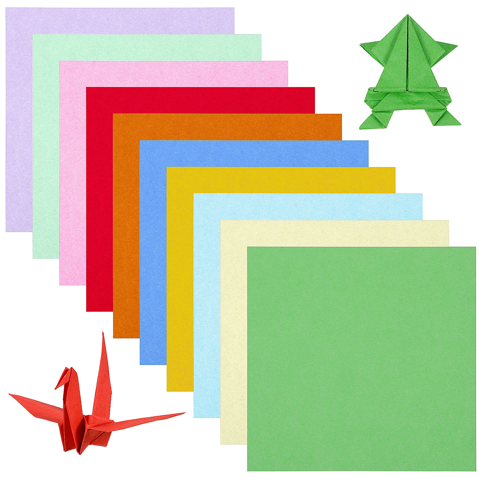 Colorful Origami Paper for Crafts - usage example