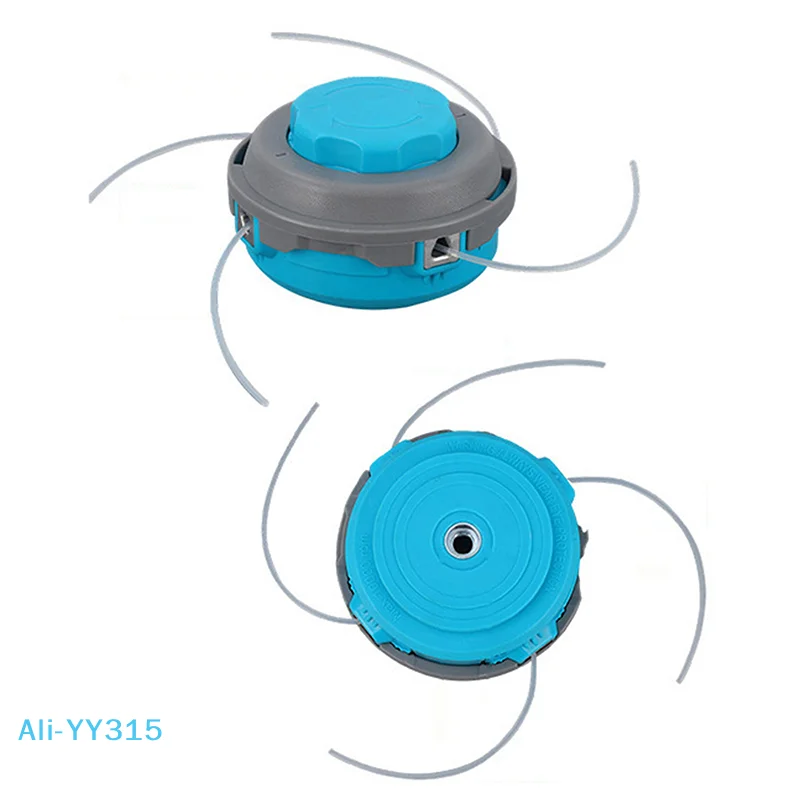 【Y】4 Lijnen Grastrimmer Hoofd M10*1.25 Schroefdraad Automatische Omtrek Bosmaaier Onderdelen Tuin Accessoires